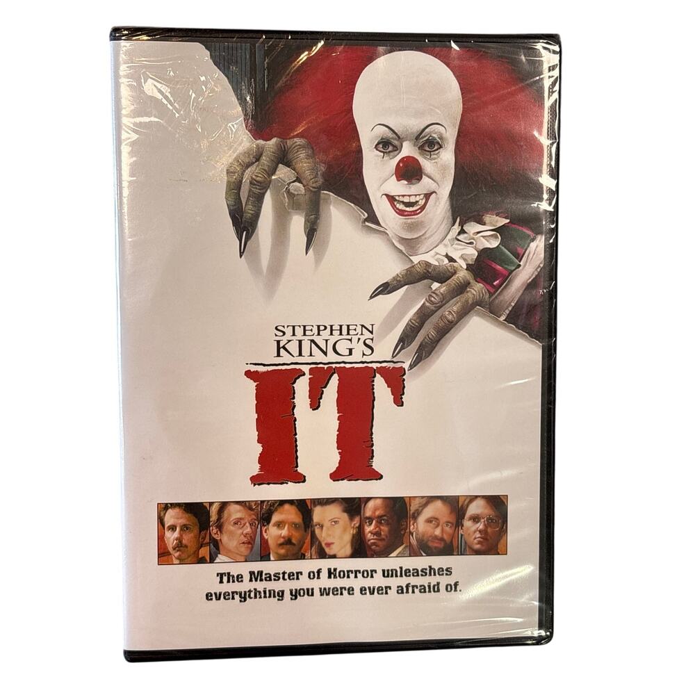 Stephen King's It Tim Curry DVD New 1990 Pennywise Clown Halloween sealed